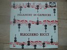 PAGANINI RICCI 24 CAPRICES UK DECCA LXT 5569 orig LP + Inner NM