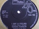 BARBARA RANDOLPH   I GOT A FEELING ** 1966 TAMLA MOTOWN 45