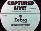 ZEBRA Captured Live 1984 Original 2LP Set Promo Radio Show RKO Radio Networks