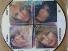 EX/EX  POISON LOOK WHAT THE CAT DRAGGED IN VINYL PICTURE PIC DISC LP