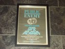 Public enemy-Fear of a black planet-1990 Original poster sized advert framed