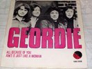 GEORDIE ( PRE AC/DC W. BRIAN JOHNSON ) ALL BECAUSE OF YOU SWEDEN ONLY PS 7