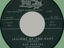 GUS JENKINS Jealous of You Baby / Off the Road 45rpm Pioneer Int'l 1961 wild R&B