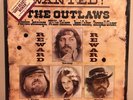 SEALED Hype Sticker WANTED  The Outlaws Waylon Jennings Willie Nelson APL1-1321
