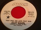Billy Woods: That was the love that was/Let me make you happy: Sussex sux 213