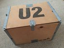 U2 - The Best Of 1980 - 1990 - Ultra rare 1998 promo army helmet in wooden crate