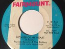 Northern Soul 45 Frankie Beverly & The Butlers VERY RARE Because Of My Heart