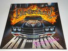 LP VINYL GIRLSCHOOL - HIT AND RUN - REVISITED + AUTOGRAM CARD (VG+)