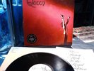 QUEEN DEBUT LP WHITE LABEL PROMO ELEKTRA EKS-75064 embossed cvr, insert, sticker
