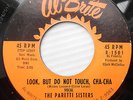 PARETTI SISTERS teen pop 45 Look But Do Not Touch Cha-Cha Undiscovered Love w102