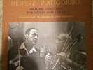BRAHMS - CONCERTO FOR VIOLIN AND CELLO0 JASCHA HEIFETZ, GREGORY PIATIGORSKY, RCA