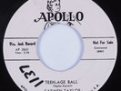 Teen R&B Rocker 45 CARMEN TAYLOR Teen-Age Ball APOLLO HEAR