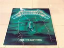 METALLICA Ride the lightning GREEN COVER MISPRINT french 1984 bernett LP