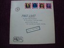 FREE FREE LIVE SCARCE 1971 UK PINK RIM ISLAND 1st PRESS A-1 B-1 Vinyl & Cover EX