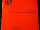 Rubba- In Motion - Music De Wolfe LP Ex 1980 DWS/LP 3428 Electronic