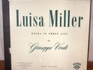 Luisa Miller by Giuseppe Verdi 3 X LP Box Set Cetra Soria OPERA 1940s EX