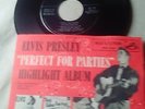 45 RPM/R&B/POP,EP SPA 7-37,ELVIS PRESLEY, PERFECT FOR PARTIES,NM/M-/VG++
