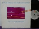 DAVID BOWIE Pat Metheny 12''   PROMO Single This Is Not America NM UK P/Sleeve