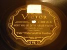 JAZZ FATS WALLER & HIS BUDDIES Won't You Get Off It Please VICTOR 38119