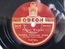 78rpm BRONISLAW HUBERMAN Violin - BRAHMS Waltz / BACH Air - ODEON
