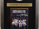 Earth Wind & Fire Live at Montreux US RIAA Gold Music Award goldene Schallplatte