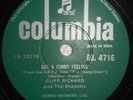 India CLIFF RICHARD Film The Young Ones 78 Rpm Made In India DB.4716 Sn354