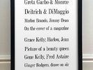 Madonna Vogue Song Words Lyrics | Framed Print | Classic Quote Birthday Present