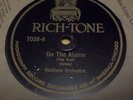 Richtone Orchestra - On The Alamo / California - 78RPM record - Rich-Tone 7038
