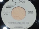 Minzi Berry s 1007 Soul Records 45rpm 1966 White Label Don't You Dare To Cry