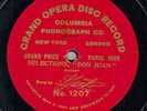 394g.  Antonio Scotti - Don Juan-Selections - Columbia Grand Opera Disc 1207