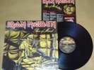 IRON MAIDEN Piece of Mind 1983 Capitol lp ST-12274 sterling bollocks insert E/N