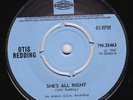 OTIS REDDING She's All Right *M-* UK 45 r&b dancer GAMA LAMA northern soul HEAR
