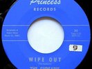 SURFARIS   Wipe Out/Surfer Joe   RARE '63 PRINCESS 