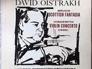 DAVID OISTRAKH London Symphony Orchestra Horenstein Hindemith Bruch LP