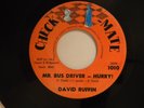 David Ruffin 45 MR. BUS DRIVER - HURRY / KNOCK YOU OUT   Check-Mate VG+