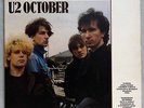 U2 October Vinyl LP Rare Irish CBS 1981 Pressing Play Graded VG+