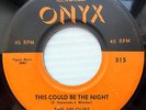 VELOURS doowop 45 THIS COULD BE THE NIGHT vg b/w Hands Across the Table vg+ FM98
