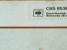 U2 VERY RARE 1981 OCTOBER IRELAND CBS 85369 STICKER IN BACK P/S