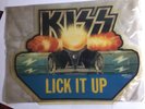Rare  KISS Lick It Up UK SHAPED PICTURE DISC Single 1983 Phonogram 45 rpm Cool