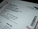 black sabbath ticket genting arena.birmingham.  last night sat 4th feb