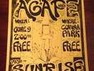 ORIGINAL Agape CONCERT POSTER 1970s Christian Psychedelic Psych Xian B