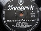 X003/ BING CROSBY-Silent night, holy night-Adeste fideles-Weihnachten-Schellack