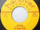 THE UNIQUE TEENS orig.doowop 45 AT THE BALL b/w JEANNIE   M- Hanover Recs   FM01