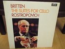 Rostropovich plays Britten Cello Suites Decca SXL 6393