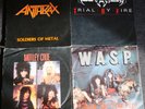 W.A.S.P./ANTHRAX/MÖTLEY CRÜE/TESTAMENT/ Singles