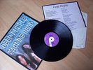 DEEP PURPLE : MACHINE HEAD LP :  UK 1st PRESS : LYRIC INSERT : ALL EX CON