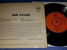Bob Dylan orig. uk EP DON'T THINK TWICE IT'S ALRIGHT 1963 THE BEATLES year debut