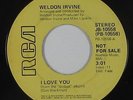 70s Soul 45 - Weldon Irvine - I Love You - RCA - mp3