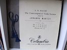 Johanna Martzy J.S. Bach Violin Sonatas Vol.1  - Columbia 33CX 1286 - Near Mint