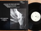 WILSON AUDIO W-8722 Sonatas for Violin and Piano STEINBERG & Abel  AUDIOPHILE LP